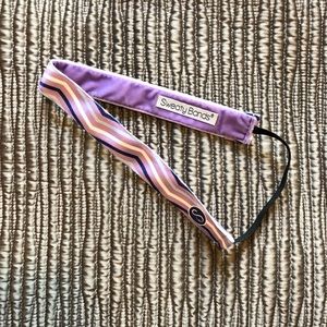 Sweaty Bands 1” Purple Zigzag Nonslip Headband